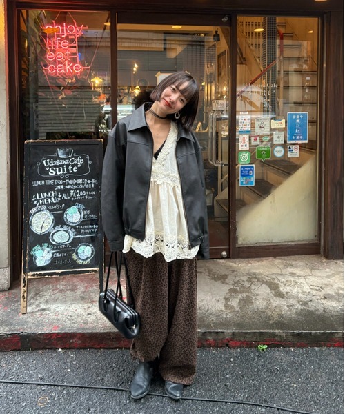 TEEN BOOP（ティーンブープ）の「レオパードボリュームラフパンツ