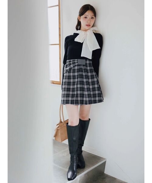 U.S. POLO ASSN.別注アシメプリーツスカパン（スカート）｜U.S. POLO