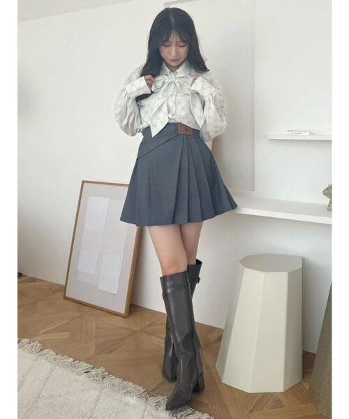 セール】U.S. POLO ASSN.別注アシメプリーツスカパン（スカート