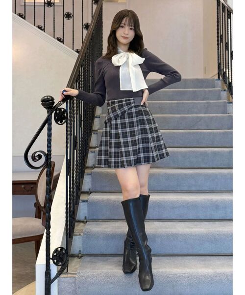 MERCURYDUO U.S. POLO ASSN.別注アシメプリーツスカパン セール】U.S. POLO ASSN.別注アシメプリーツスカパン（スカート