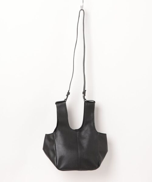 ONE.(ワンドット)の「【ONE./ワンドット】Leather 2-Way Shoulder & Hand Bag / 撥水レザー / ONE-010(ハンドバッグ・レディース・ブラック・FREE)」の2枚目の写真