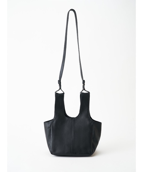 ONE.(ワンドット)の「【ONE./ワンドット】Leather 2-Way Shoulder & Hand Bag / 撥水レザー / ONE-010(ハンドバッグ・レディース・ブラック・FREE)」の1枚目の写真
