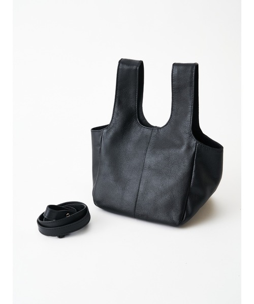 ONE.(ワンドット)の「【ONE./ワンドット】Leather 2-Way Shoulder & Hand Bag / 撥水レザー / ONE-010(ハンドバッグ・レディース・ブラック・FREE)」の15枚目の写真