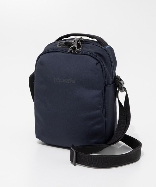 pacsafe(パックセーフ)の「PACKSAFE V Companion Crossbody パックセーフ コンパニオン ショルダーバッグ(ショルダーバッグ・メンズ・ネイビー/ブラック・FREE)」の1枚目の写真
