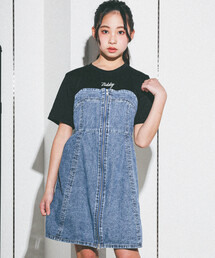 ZIDDY（ジディ）の「【KIDS】半袖ワンピース（ワンピース）」