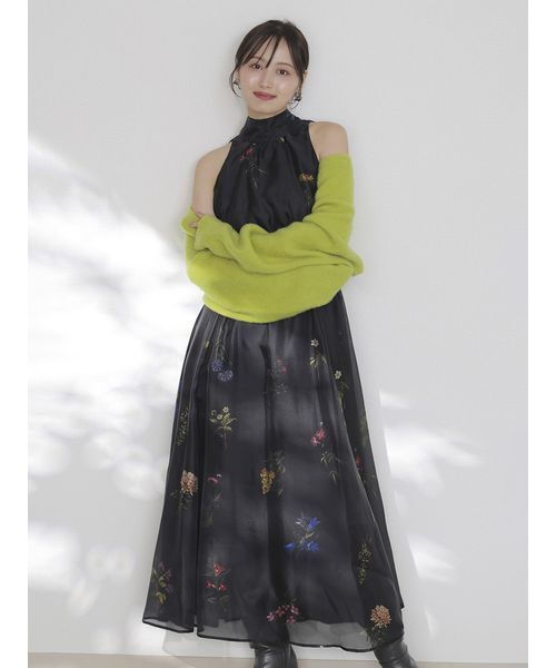 セール】Sustainableフラワーモチーフワンピース×ボレロセット