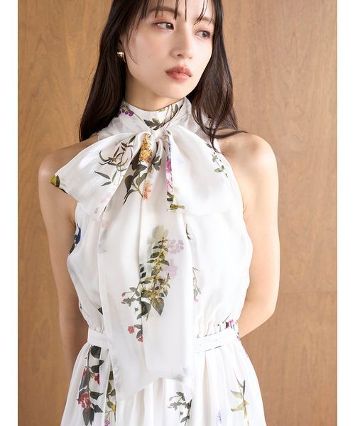 セール】Sustainableフラワーモチーフワンピース×ボレロセット