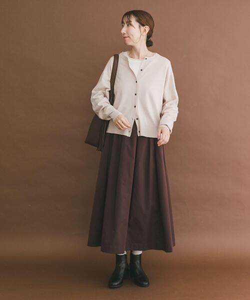 ITEMS URBANRESEARCH（アイテムズ アーバンリサーチ）の「ホイップニットカーディガン（カーディガン/ボレロ・レディース・ホワイト系その他/グリーン系その他/チャコールグレー・FREE）」の7枚目の写真