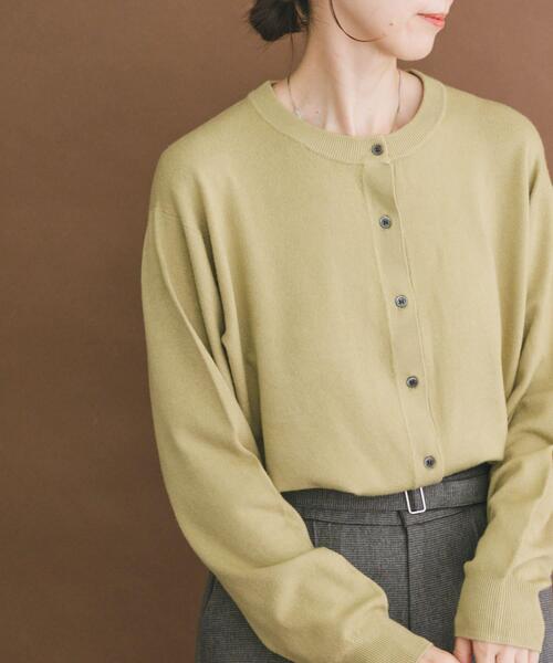 ITEMS URBANRESEARCH（アイテムズ アーバンリサーチ）の「ホイップニットカーディガン（カーディガン/ボレロ・レディース・ホワイト系その他/グリーン系その他/チャコールグレー・FREE）」の11枚目の写真