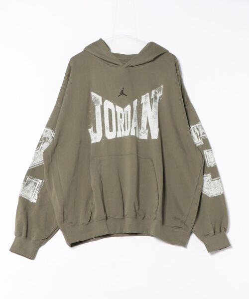 JORDAN BRAND(ジョーダンブランド)の「JORDAN BRAND M J BRK CLLGTE HBR PO スウェット HV0093 222MDOLIV/BLK(スウェット・メンズ・カーキ・SMALL/MEDIUM/LARGE/X-LARGE/XX-LARGE)」の1枚目の写真
