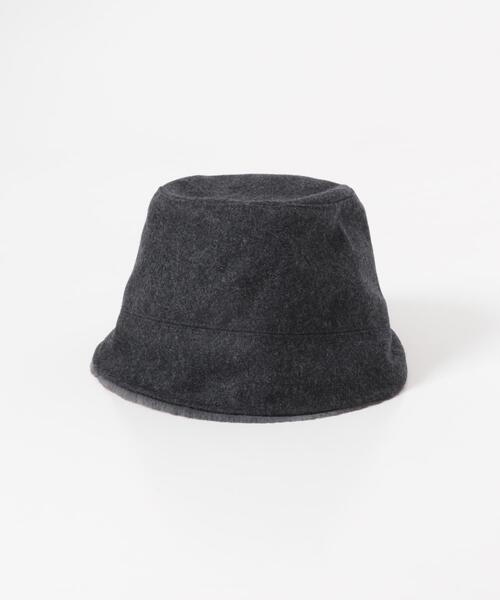 arth　黒 ウール・アンゴラハット arthクラッシャブルウールアンゴラハット ネイビー arth Crashable