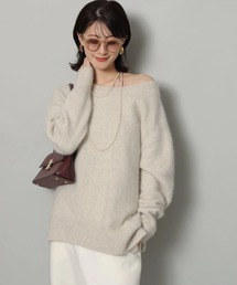 アルページュストーリー Arpege storyクロップドニットプルオーバー　白 Arpege story｜アルページュストーリー（レディース）のニット
