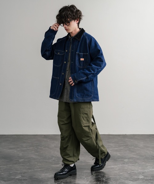 Audience（オーディエンス）の「Audience オーディエンス  60/40クロス裏フリースM-65カーゴイージーパンツ AUD3650（カーゴパンツ・メンズ・グレー/ブラック/ネイビー・M/L）」の19枚目の写真