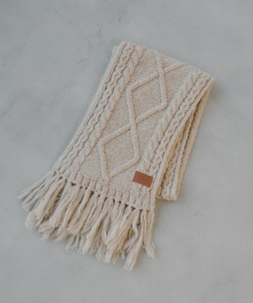 ケーブルニットマフラー（マフラー）｜Chico（チコ）のファッション