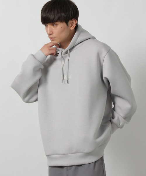 LAKOLE（ラコレ）の「バックプリントダンボールプルオーバーパーカー / 604004（パーカー・メンズ・ホワイト/ライトグレー/ブラック/チャコール/ピンク・X-LARGE/LARGE/MEDIUM）」の10枚目の写真