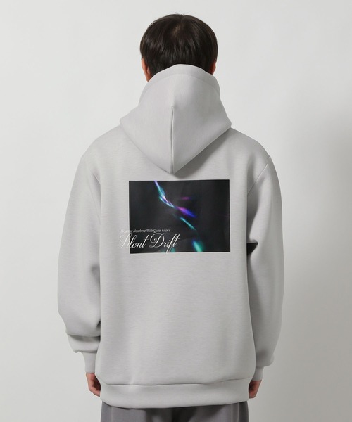 LAKOLE（ラコレ）の「バックプリントダンボールプルオーバーパーカー / 604004（パーカー・メンズ・ホワイト/ライトグレー/ブラック/チャコール/ピンク・X-LARGE/LARGE/MEDIUM）」の13枚目の写真