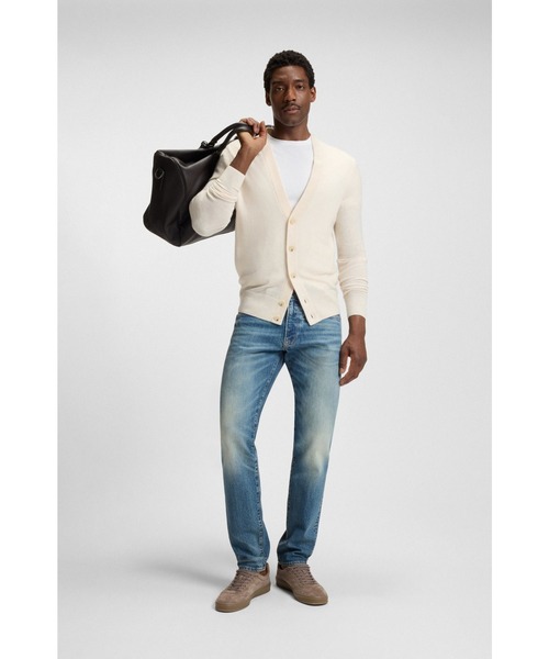 BOSS(ボス)の「BECKHAM x BOSS ロートップスニーカー スエード(スニーカー・メンズ・カーキ・42/41/39/40/45/43/44)」の6枚目の写真