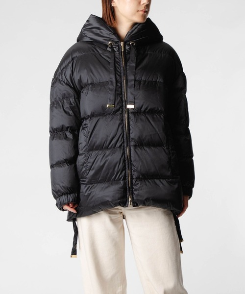 Max Mara(マックスマーラ)の「MAX MARA THE CUBE FELICE マックスマーラ ザ・キューブ フェリーチェ ダウンジャケット(ダウンジャケット/コート・レディース・ブラック・38)」の1枚目の写真