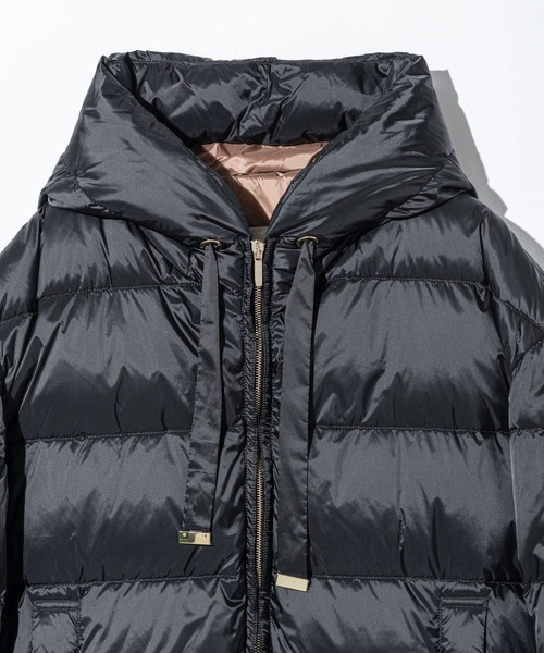 Max Mara(マックスマーラ)の「MAX MARA THE CUBE FELICE マックスマーラ ザ・キューブ フェリーチェ ダウンジャケット(ダウンジャケット/コート・レディース・ブラック・38/40/42/36)」の8枚目の写真