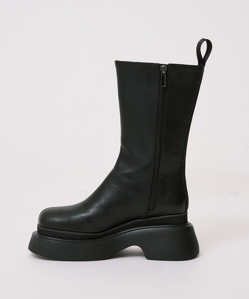 UNITED TOKYO(ユナイテッドトウキョウ)の「Side Goa Boots|厚底/美脚見え/細見え/サイドゴア/サイドゴアブーツ(ブーツ・レディース・ブラック・1/2)」の3枚目の写真