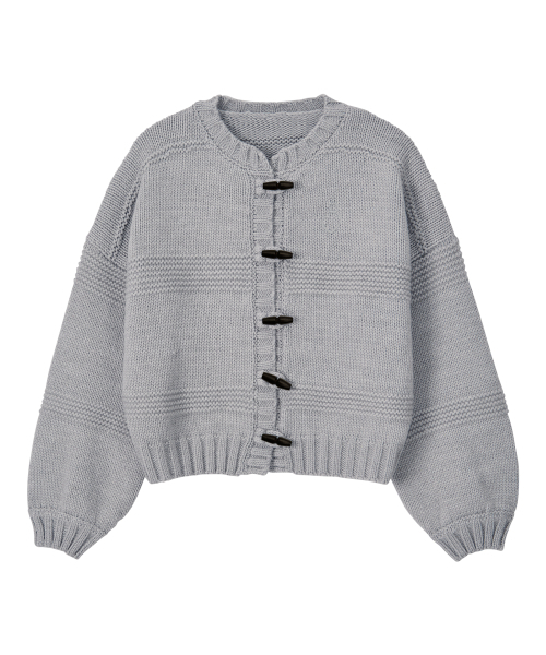BITTER CELLS（ビターセルズ）の「ポポトグルニットカーディガン-グレー（カーディガン/ボレロ・レディース・その他・FREE）」の2枚目の写真