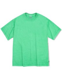 オーバーサイズピグダイングTシャツ-ライトグリーン