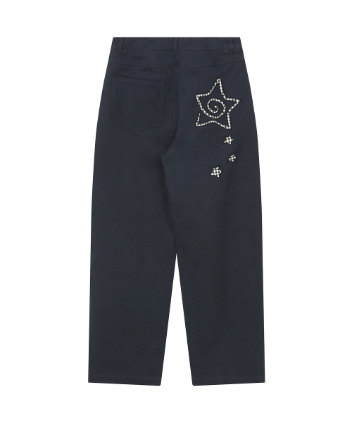 BAUF（バウフ）の「チェックスターパンツ [ネイビー]（その他パンツ・レディース・その他・SMALL/MEDIUM）」の2枚目の写真