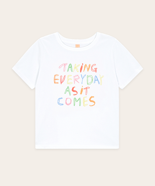 SINOON(シヌーン)の「Every Day Color T-Shirt (White)(Tシャツ/カットソー・レディース・ホワイト・FREE)」の4枚目の写真