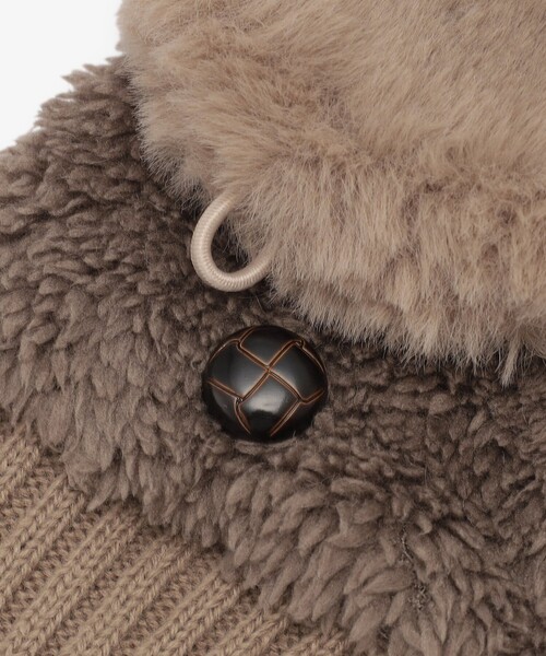 Afternoon Tea(アフタヌーンティー)の「フェイクファーキャップグローブ(手袋・レディース・ブラウン/グレー/ベージュ・ONE SIZE)」の8枚目の写真