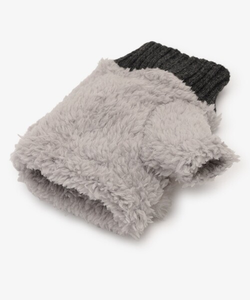 Afternoon Tea(アフタヌーンティー)の「フェイクファーキャップグローブ(手袋・レディース・ブラウン/グレー/ベージュ・ONE SIZE)」の10枚目の写真