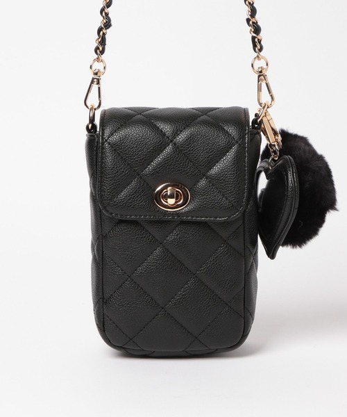 Heather（ヘザー）の「3SETキルティングショルダーBAG　613944（ショルダーバッグ・レディース・アイボリー/ブラック/ベージュ・ONE SIZE）」の5枚目の写真