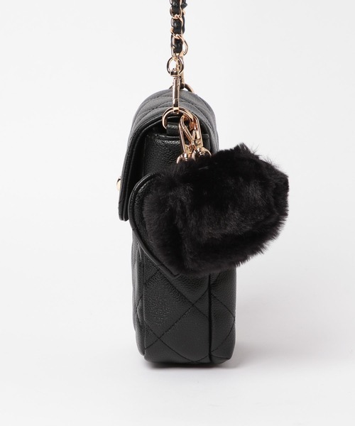 Heather（ヘザー）の「3SETキルティングショルダーBAG　613944（ショルダーバッグ・レディース・アイボリー/ブラック/ベージュ・ONE SIZE）」の6枚目の写真