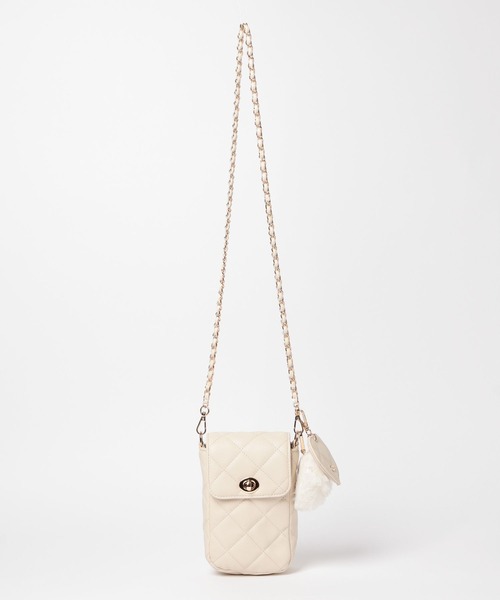 Heather（ヘザー）の「3SETキルティングショルダーBAG　613944（ショルダーバッグ・レディース・アイボリー/ブラック/ベージュ・ONE SIZE）」の15枚目の写真