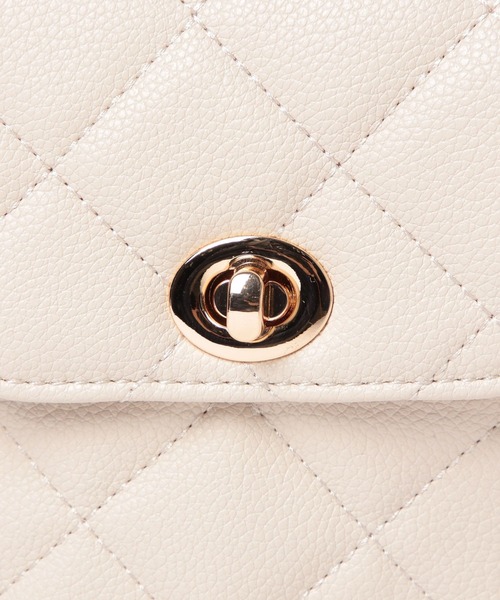 Heather（ヘザー）の「3SETキルティングショルダーBAG　613944（ショルダーバッグ・レディース・アイボリー/ブラック/ベージュ・ONE SIZE）」の16枚目の写真