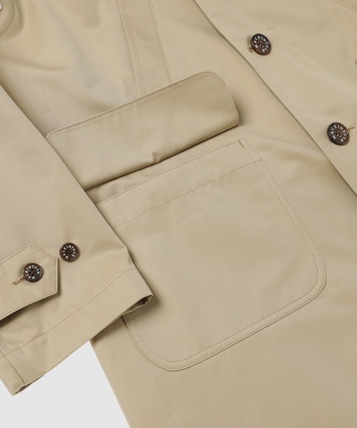 eYe JUNYA WATANABE MAN（アイジュンヤワタナベマン）の「『MACKINTOSH』 W-NAME  BALMACAAN COAT（ステンカラーコート・メンズ・ベージュ・M/S）」の7枚目の写真