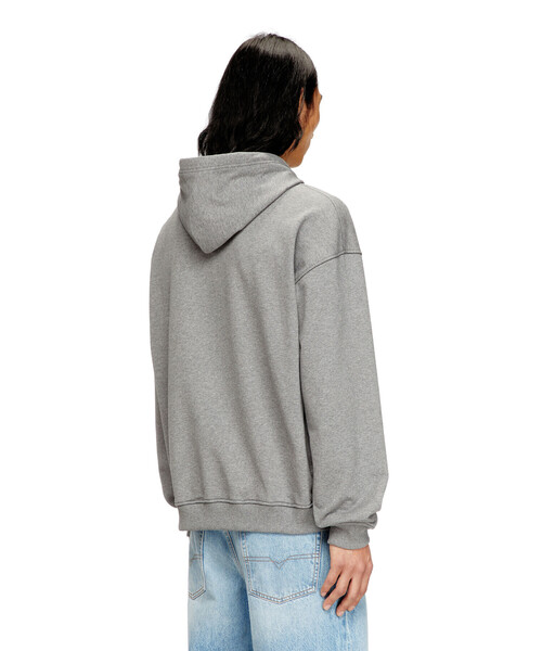 DIESEL（ディーゼル）の「メンズ プルオーバーパーカー S-BOXT-HOOD-V4（パーカー・メンズ・グレー系その他・MEDIUM/LARGE/SMALL）」の3枚目の写真