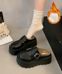 Ritzy（リッツィー）の「モコモコ裏ボア厚底 スリッポン（スリッポン）」