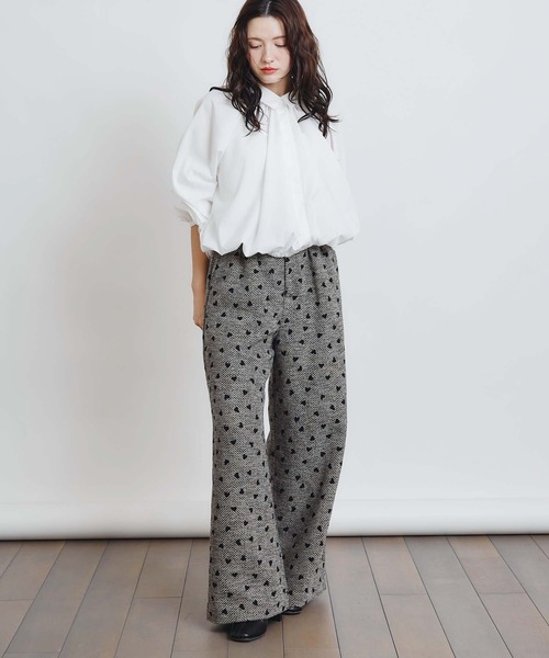 PICCIN PERLA（ピッチンペルラ）の「クレリックボリュームブラウス（シャツ/ブラウス・レディース・ブルー系その他/オフホワイト/ブラック系その他・M）」の22枚目の写真