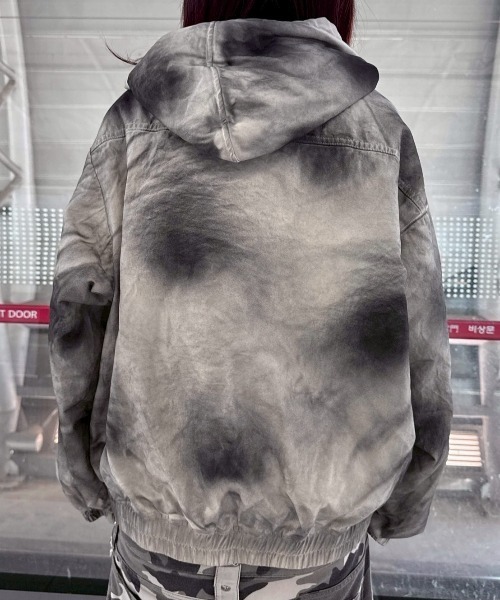 Never mind the XU（ネバーマインドザエックスユー）の「【Never mind the XU】damage hood jacket / 【ネバーマインド ザ エックスユー】ダメージフードジャケット（ブルゾン・メンズ・アイボリー・ONE SIZE）」の8枚目の写真