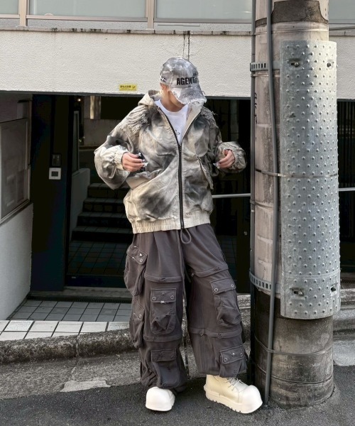 Never mind the XU（ネバーマインドザエックスユー）の「【Never mind the XU】damage hood jacket / 【ネバーマインド ザ エックスユー】ダメージフードジャケット（ブルゾン・メンズ・アイボリー・ONE SIZE）」の10枚目の写真