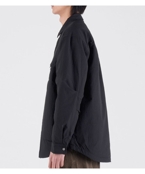 BUTTON SEOUL（ボタンソウル）の「[ダックダウン 90/10] ミニマルカラーショートダックダウンボタンブルゾンジャケット (ブラック)（ダウンジャケット/コート・メンズ・その他・MEDIUM/LARGE/X-LARGE）」の4枚目の写真