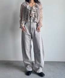 Unitage（ユニテージ）の「カラーデニムバレルレッグパンツ（デニムパンツ）」