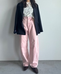 Unitage（ユニテージ）の「カラーデニムバレルレッグパンツ（デニムパンツ）」