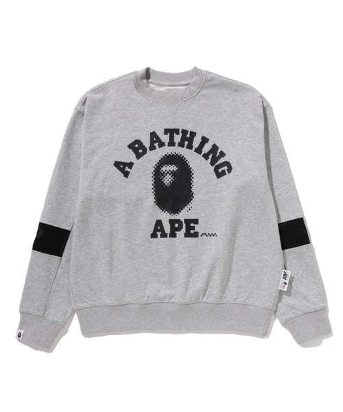 BAPE BY KAZUKI KURAISHI COLLEGE LOGO PANEL SWEATSHIRT（スウェット