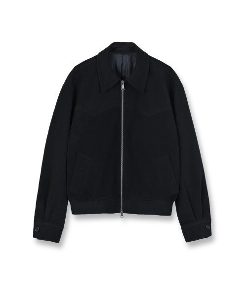 BROWNYARD(ブラウンヤード)の「モールスキン ウェスタンジャケット、ブラック(ブルゾン・レディース・その他・3)」の1枚目の写真