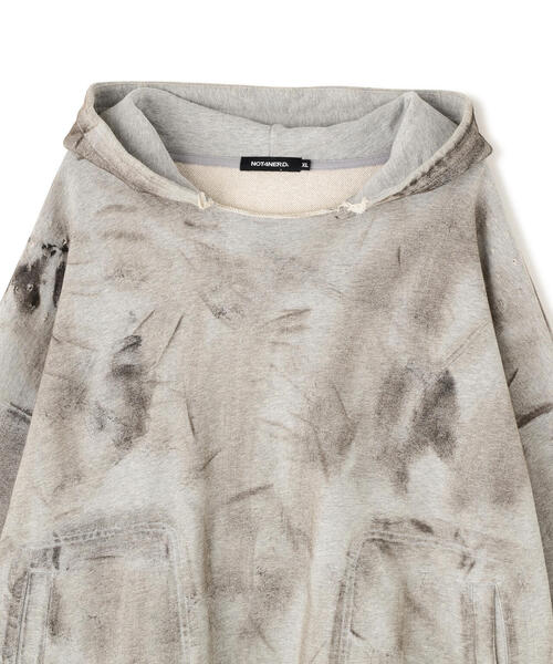 NOT4NERD/ノットフォーナード/Damage Washed Patch Pullover Hood