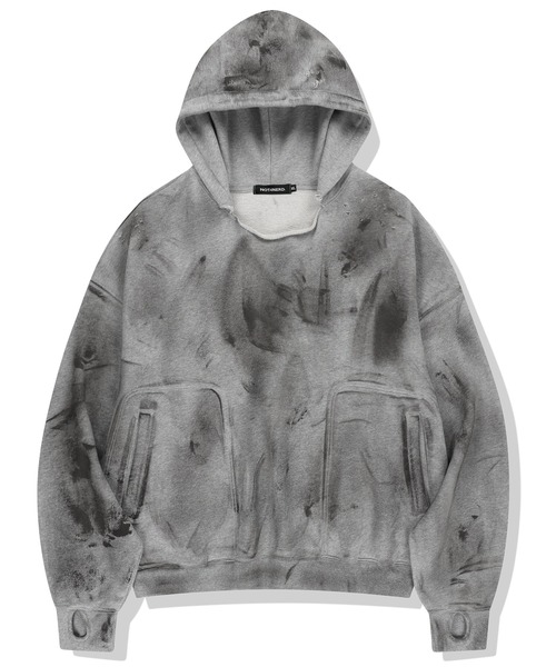 NOT4NERD/ノットフォーナード/Damage Washed Patch Pullover Hood