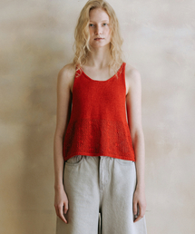 Lizzy knit sleeveless (red)