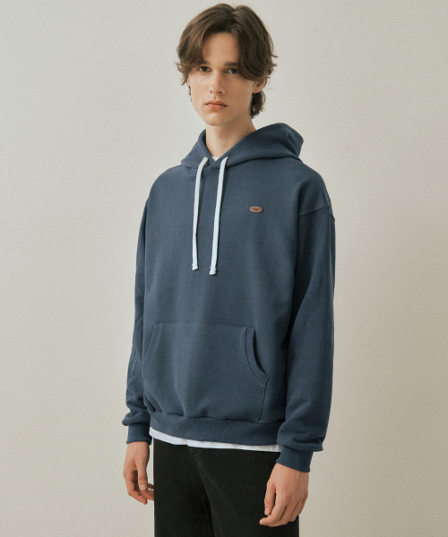WEDNESDAY OASIS（ウェンズデーオアシス）の「アッシュピグメントフードスウェットシャツ_NAVY(W25-TP34)（パーカー・メンズ・ネイビー・MEDIUM/LARGE）」の2枚目の写真