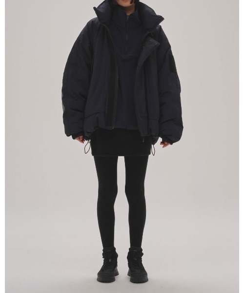 TODAYFUL(トゥデイフル)の「TODAYFUL Monster Down Jacket 12420006(ミリタリージャケット・レディース・ブラック/オリーブ・38/36)」の4枚目の写真